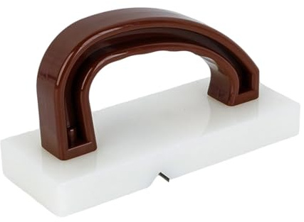 FLCPJGV Rabot à Planche à Découper Outil de Rénovation Planche à Découper avec Poignée Fonction Nettoyage Fabriqué En PE Métal Adapté Cuisine Maison, Brun