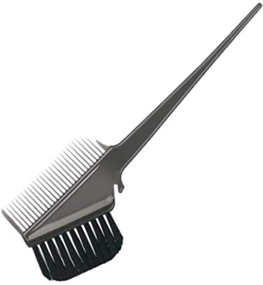 Comair 3011677 Färbepinsel mit Kamm, transparent/schwarz