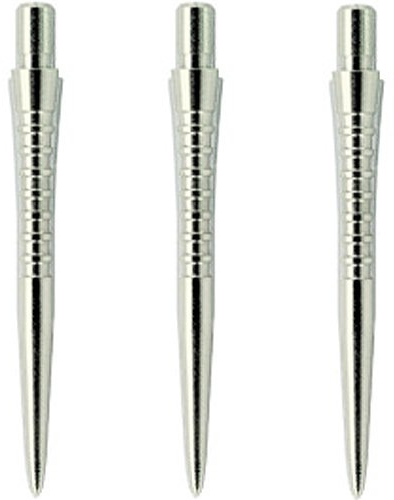 Target Darts Steel Tip Storm Point Dart Wechselspitzen Dart Point Silber Grooved 26 mm
