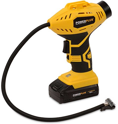 Power Plus® batería de mano Compresor 18 V Li-Ion 8 bar Compressor Bomba de aire