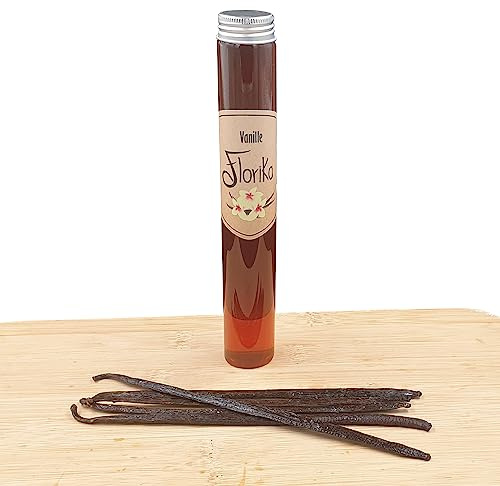 Estratto di vaniglia Florika Vanille 100 ml qualità gourmet 38% vol. - 100% naturale, senza aggiunta di zucchero
