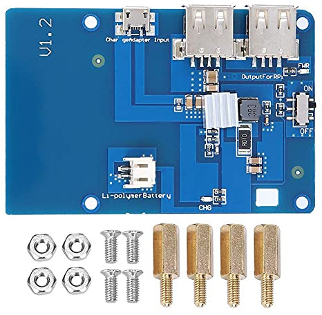 UPS Lipo Battery Expansion Board 3 Power Pack Expansion Board with Independent Field Power Supply and Dual USB Output Fit for 3