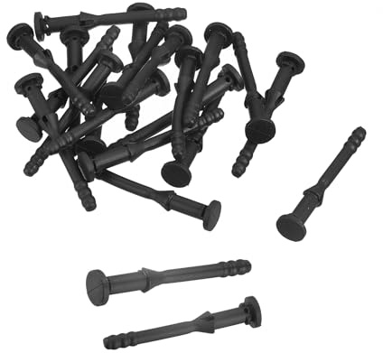 sourcing map 20 Stück Gehäuselüfter Befestigung Schrauben 8mm x 41.5mm | Befestigungsstift Niet, Silikon, Reduziert Geräusche Vibrationen, Für PC Gehäuse Lüfter