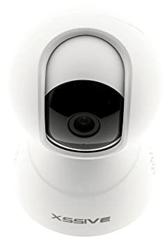 COFI Caméra WLAN Intérieur Pivotant avec 3MP HD, 2.4GHz WiFi Caméra de Surveillance