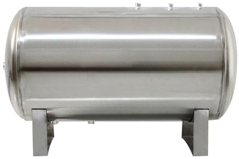 Vaso de expansión Tanque de presión de agua horizontal de acero inoxidable de 100L 160L 200L 250L 300L 500L, tanque de presión grande con kit de montaje para bomba de pozo/sistemas de agua (Size : 52