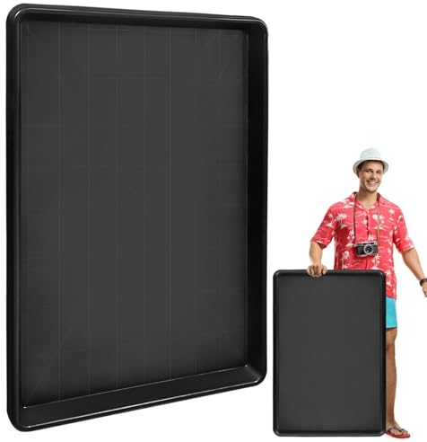 YEXEXINM Universal Auffangwanne, 90x60cm Ölauffangwanne Große Ölauffangbehälter Kunststoffwanne Plastikwanne Mehrzweckwanne aus robustem Kunststoff, Auffanghilfe für Ölwechsel