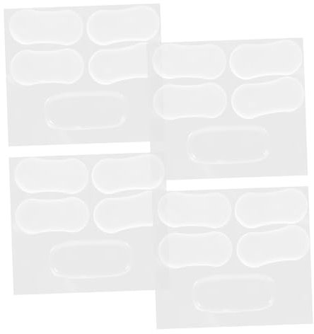 Veemoon 20stücke Transparente Puffer Aus Silikon Für Toilettendeckel Schranktüren Und Möbel Stoßdämpfer Zum Schutz Vor Kratzern Und Beschädigungen Included