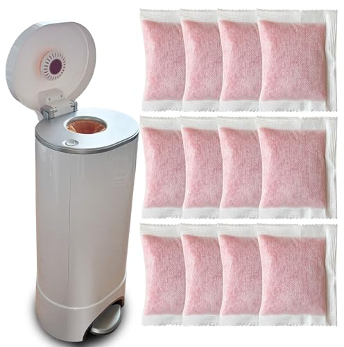 12-pack luktborttagande påfyllningar för Munchkin hinkblöjor, blöjhink luktborttagare för Munchkin deodoriserande skivor