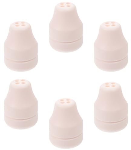 POPETPOP 6 Pcs Cylindrical Plastic Blind Cord Pull Ends Beige