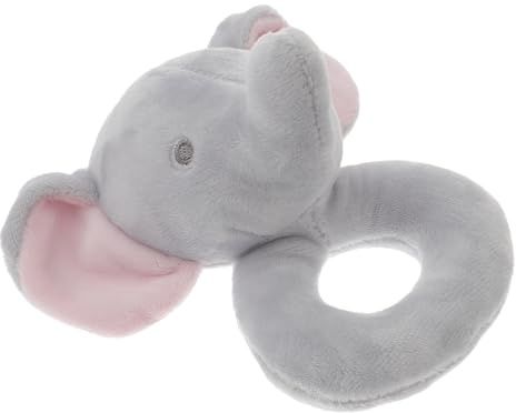 Plüsch Elefantenrassel Rosa, Sicheres Spielzeug für Babys
