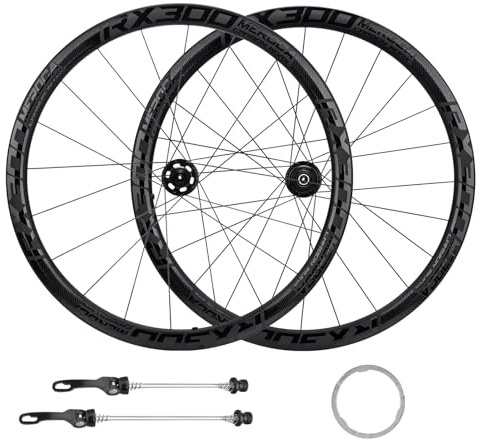 Rennrad Carbon Laufradsatz 700C 38mm Tiefe Vorne Hinten Rad QR 100mm/135mm Disc Bremse Hub for 8/9/10/11/12s Kassette 20/24H Speichen