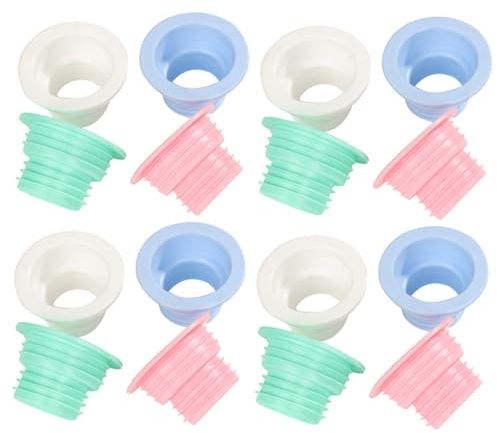 KOMBIUDA 20 pièces Anneaux de Joint Étanchéité Tpr pour Siphon de Sol Bouchon Anti-odeur pour Lavabo Machine à Laver et Évacuation Salle de Bain Couleur Aléatoire Couleur Aléatoire