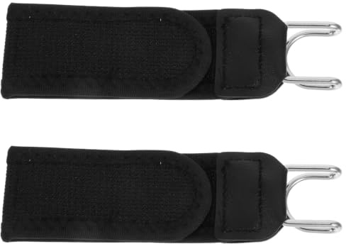 ORFOFE Cintura Elastica senza Fibbia 2 Pezzi Gancio Metallico Regolabile per Uomo, Compatta e Versatile Adatta a Jeans e Pantaloni per Ufficio e Sport