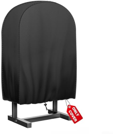 Cubierta de soporte de manguera de jardín, protector de polvo impermeable para soporte de manguera, uso al aire libre, manguera de blindaje contra el sol, la lluvia, la nieve, las heladas (210D/24 x