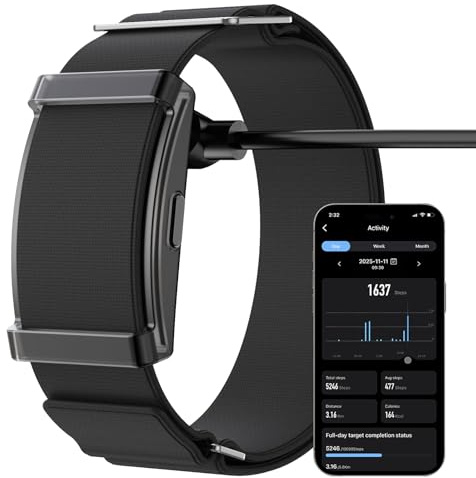 findtime Fitness Tracker ohne Display Fitness Armband Pulsmesser Armband Kalorienzähler Schlaftracker Smart Band Fitnessarmband Aktivitätstracker Smart Bracelet für Herren und Damen