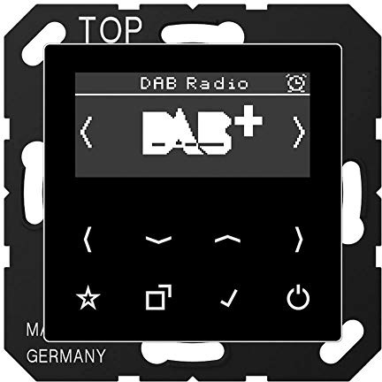 Smart Radio Dab+ Noir Série As/A