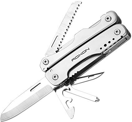 ROXON S803 Flash Multitool Zange Survival Tool Multi Tool mit Feuerstange, Outdoor Essential