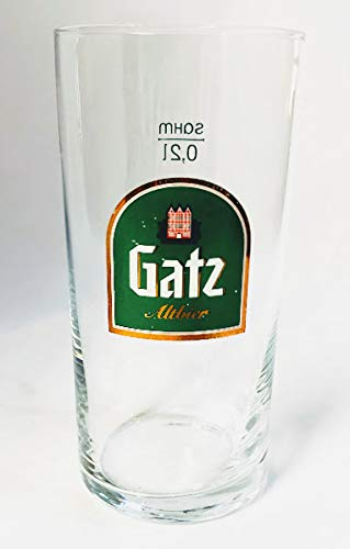 Gatz 0,2l Glas/Altbier/Bierglas/Gläser/Bier/Biergläser/Gastro/Bar/Sammler