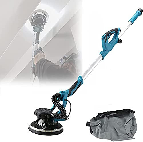 UIBAO Levigatrice Muro, 1800W Levigatrice Giraffa con Funzione di Aspirazione Attiva, velocità e Lunghezza Regolabile, per Cartongesso,Pareti,Soffitto,Sander+20sandpad