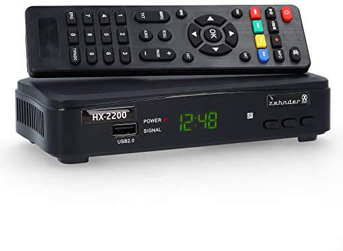 ZEHNDER HX-2200 Ricevitore TV satellitare - AAC-LC, PVR, HDMI, SCART, USB, coassiale, Timeshift