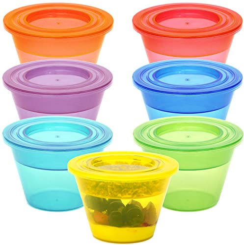 Youngever Lot de 9 Tasses à Céréales à Yaourt avec Couvercle, Tasses Coupes Gobelets à Dessert Plastique 120ML, Verrines à Dessert Réutilisables Transparents Carrés pour Pudding, Mousse, Crème Glacée