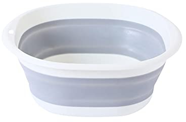 MISETA Tina de plato plegable, cesta de drenaje, multifunción, plegable, fregadero, vegetales, para camping, picnic, barbacoa, cocina, gris (color: 1)