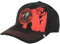 Gorilla Wear Arden Cap Schwarz Unisex Kappe Mütze Klettverschluss Patch Verstellbarer Riemenverschluss