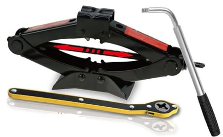 Gato hidráulico para coche, Gato de coche de 1,5 T, herramienta de cambio de neumáticos manual, gato de tijera montado en coche que ahorra trabajo for coche pequeño Para levantar maquinaria pesada y v