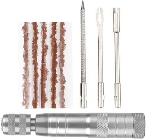 Reifenreparaturwerkzeuge, effektives Reifenpannen-Reparaturset, Reifenflick-Set, vielseitiges Fahrrad-Reifenreparatur-Set, Reifen-Seitenwand-Reparatur-Set für Fahrräder, Motorräder