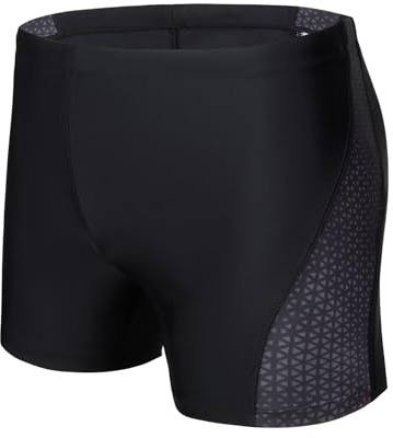 AMZSPORT Badkläder Herr Strandbyxor Poolshorts med Dragsko, M