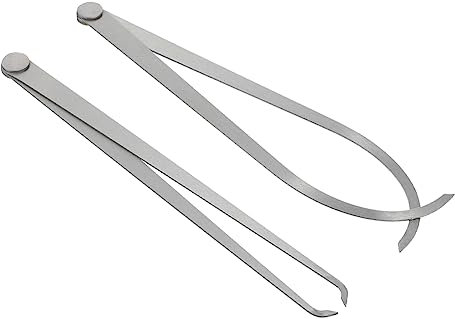 JECOMPRIS 2stücke Innen Und Außenmessschieber Für Präzises Von Skulpturen Töpferwaren Polierten Für Formen Und Dimensionen