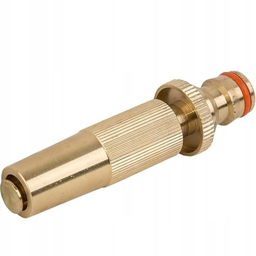 Messing Gartenspritzdüse – Verstellbare Schlauchdüse mit Schnellkupplung – Für Gartenbewässerung, Reinigung & Autowäsche – Kompatibel mit Standard-Gartenschläuchen