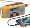 Portable Radio, DOLUCKY Radio a Pile Survie, Dynamo AM/FM de Direction du Vent et de la météo, avec Batterie de 2000 mAh, d'urgence Solaire, avec Lampe de Poche LED, Alarme SOS, Peut Charger Les