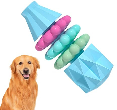Hundtugg Leksaker,Vasformade Valpklossar | Verktyg För Träningsbelöning Och Ett Lugnande Underhållande Spel För Tandväxling Tugglek Och Mental Stimulering