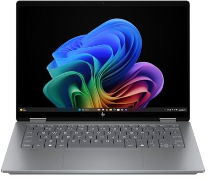 HP OmniBook X Flip NGAI 14-FM0001NA | Intel Core Ultra 7 256V Processor | 16GB RAM | 1TB SSD | 14-Inch Touchscreen | Windows 11 Home | 2-in-1 Convertible Laptop