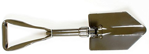 Outdoor Faltklappspaten Metall 2-Fach klappbar