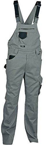 Cofra V000-0-01.Z64 Pocket Salopette, 64 Taglia, Grigio/Nero