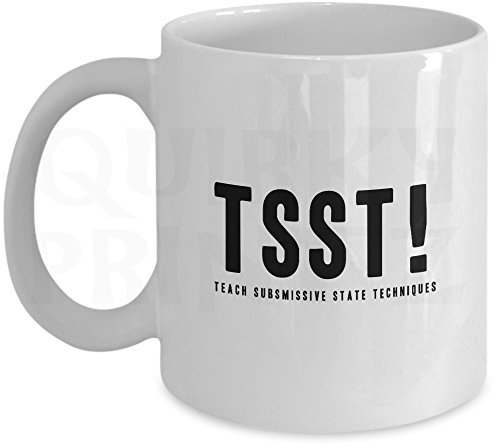 Quirky Printz Novelty Tsst! Teach Subsmissive State Techniques Cesar Millan Gift Slogan Mug SK135
