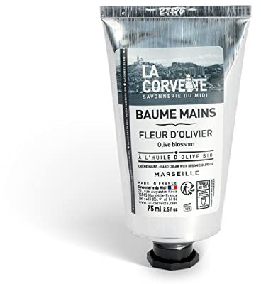 La Corvette Baume Mains Fleur d'Olivier à l'Huile d'Olive Bio 75 ml