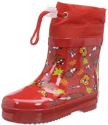 Playshoes Kurze Gummistiefel Waldtiere Aus Naturkautschuk Gefüttert Botas de lluviaUnisex niños