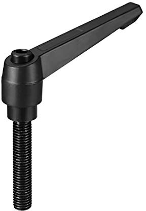 sourcing map 1 Stück Klemmhebel Griff M12x60mm Verstellbarer Klemmhebel | Maschinengriffe Außengewinde Griff Maschinengriffe Verstellbarer Griff für Werkzeugmaschinen Schweißgeräte Druckgeräte