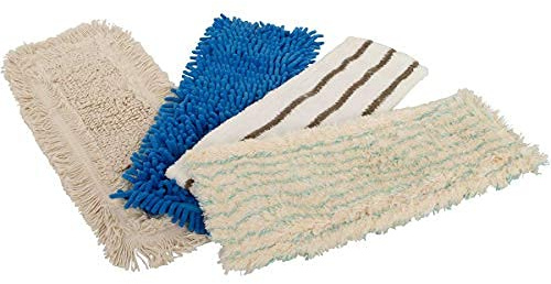 Set di 4 Mocio per Pavimenti in Ciniglia e Microfibra, 40 cm e 50 cm