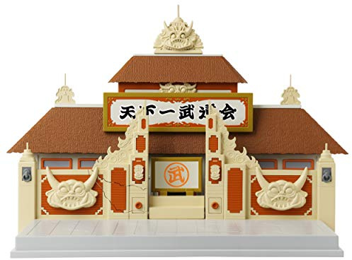 BANDAI - Dragon Ball Super - Arène Tenkaichi Budokai - Championnat du Monde des Arts Martiaux - Diorama pour Figurines Dragon Ball, Décor de Combat Officiel - Jouet Enfant 4 Ans et + - 36790