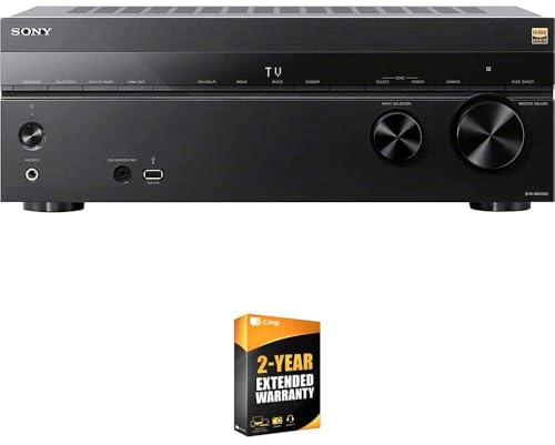 Sony STR-AN1000 7.2 Channel Home Theater 8K A/V Receiver Bundle with 26 Month CPS Extended Protection Pack