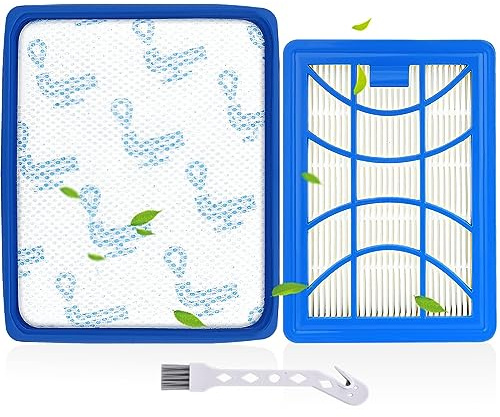 Rebirthcare 1 Stück Filter für Philips PowerPro Expert FC9729 FC9741 FC9742 | FC9743 FC9744 FC9745 FC9746 Staubsauger Ersatzfilter Ersatzteile Zubehör Power Cyclone 8 Filter,Ersetzt FC8003/01 FC6042/01
