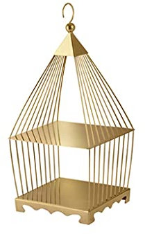 LUCBEI Kuchenständer ServierStänder Kreativer Vogelkäfig Kuchen Stand Dessert Display Stand Obst Platte Kuchen Kalt Mahlzeit Tee Break Tablett Nachmittag Tee Dessert Stand Tortenständer (Size : B)