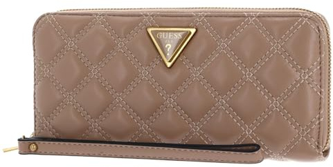 GUESS Giully Large Zip Around Wallet Beige