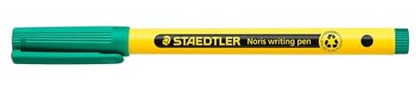 STAEDTLER Noris 307 Fineliner – Grün, 0,6 mm, einzeln