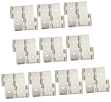 SOESFOUFU Lot De 10 Charnières Pour Armoires D'angle Et Paravents Pliants, Charnières à Double Effet Huilé, Finition Lisse, Style Rétro, Adaptées Aux Portes Et Écrans Intérieurs