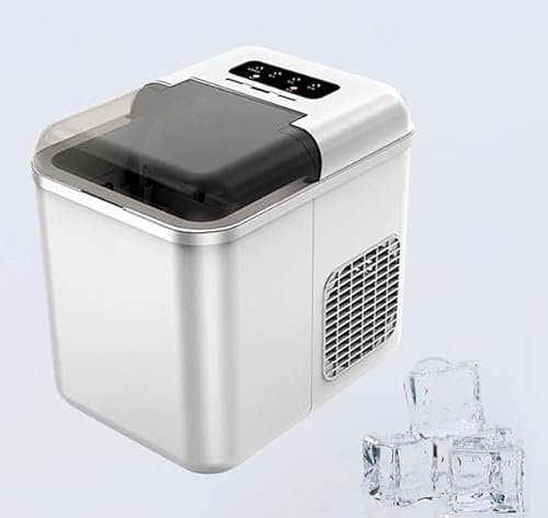Lakenbroade Macchina per Il Ghiaccio da 14 kg in 24 Ore, può Essere controllata da remoto, Macchina per Il Ghiaccio da banco, 9 cubetti Pronti in 8 Minuti